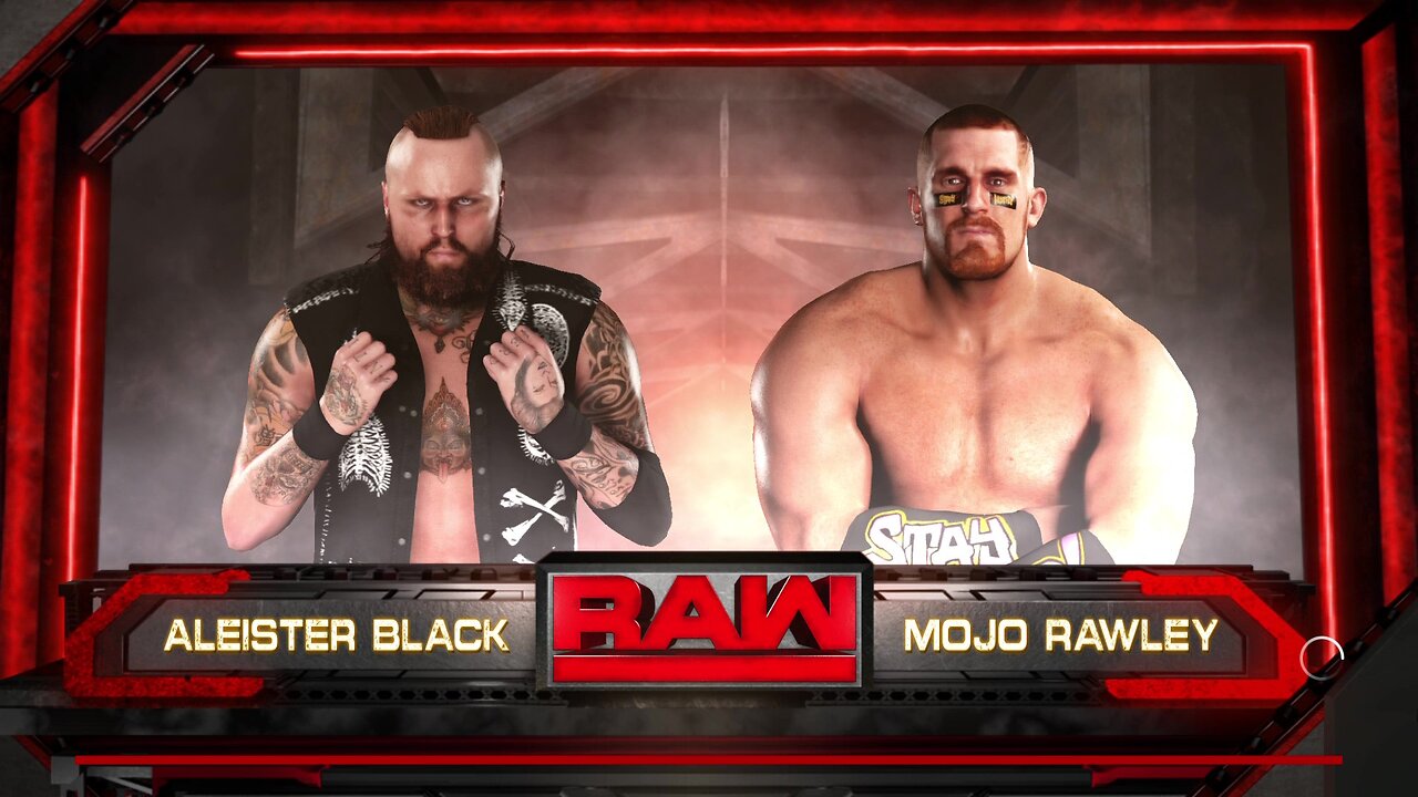 WWE 2k18 Aleister Black vs Mojo Rawley