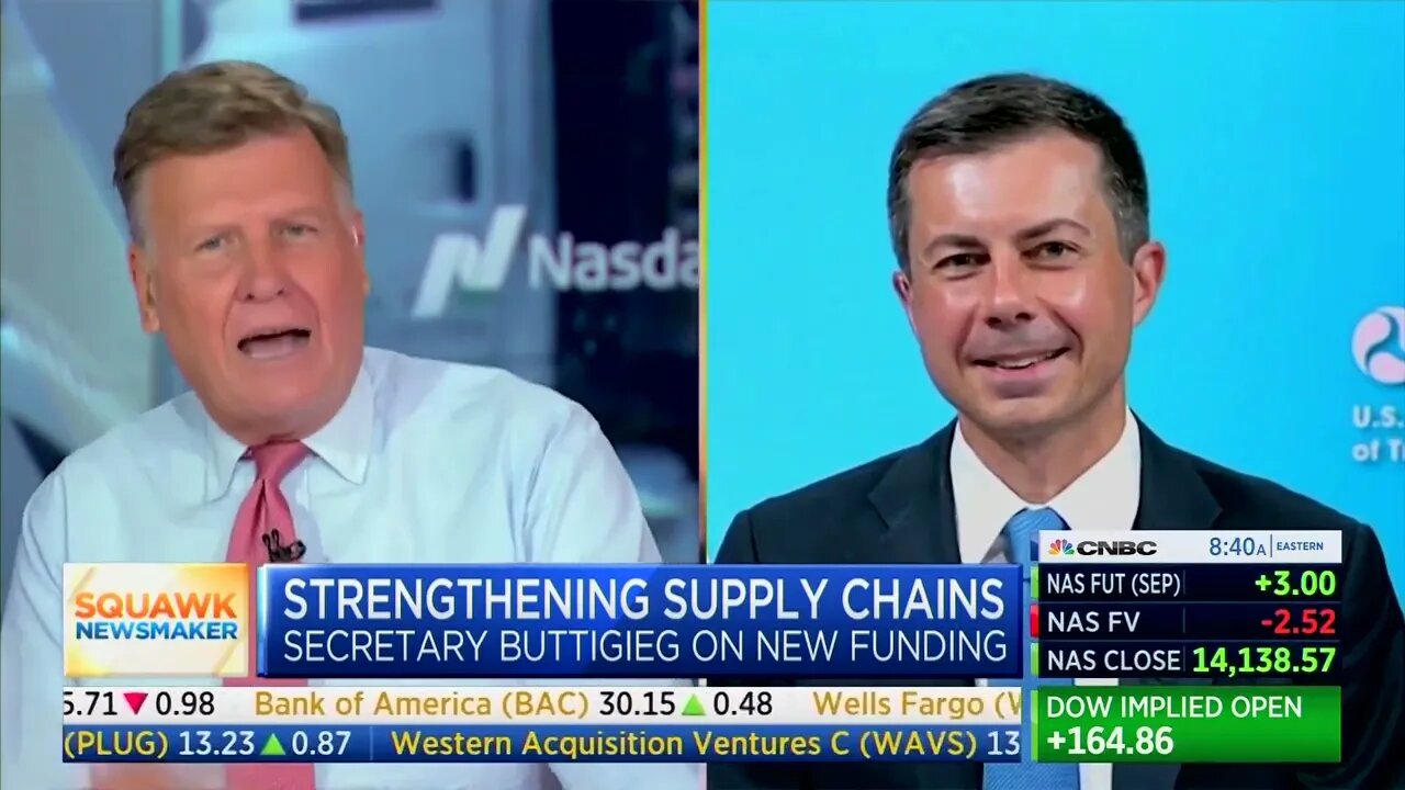 CNBC's Joe Kernen Ribs Transportation Secretary Pete Buttigieg Over Controlling The Weather