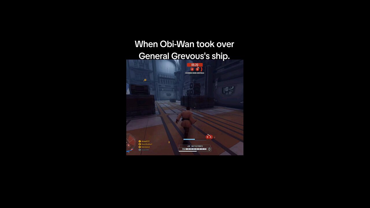 When Obi-Wan took over General Grevous's ship.