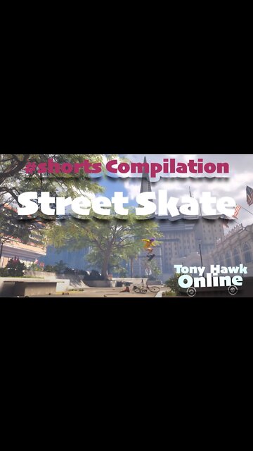 Street Skate Compilation Tony Hawk #shorts