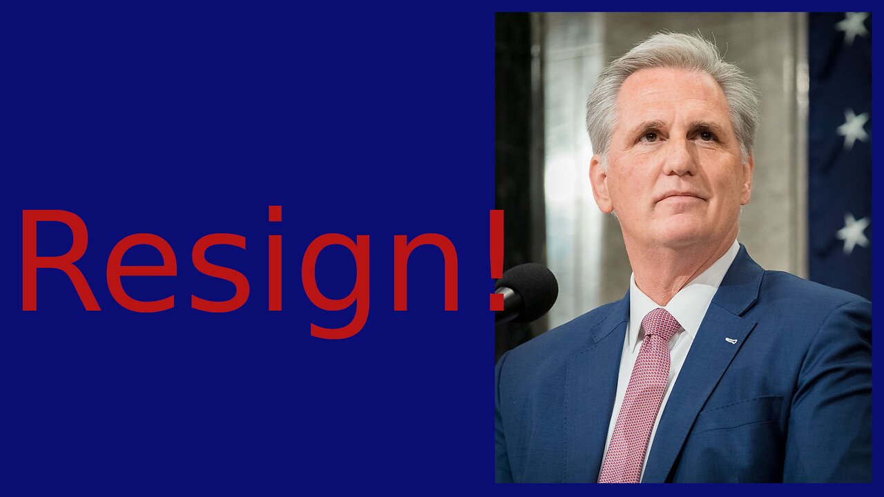 Kevin McCarthy should resign