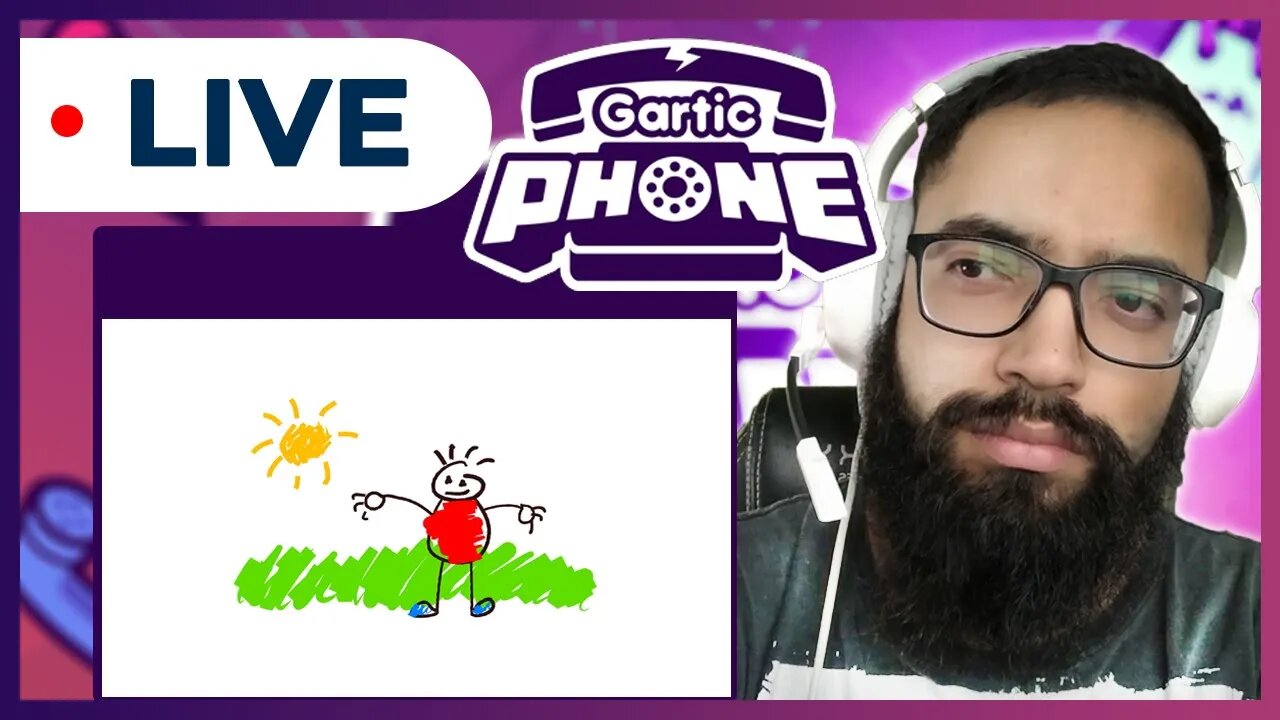 LIVE JOGANDO GARTIC PHONE COM OS INCRITOS - ME AJUDEM! #garticphone #livestream