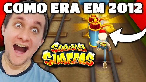 Jogando a PRIMEIRA VERSÃO do Subway Surfers