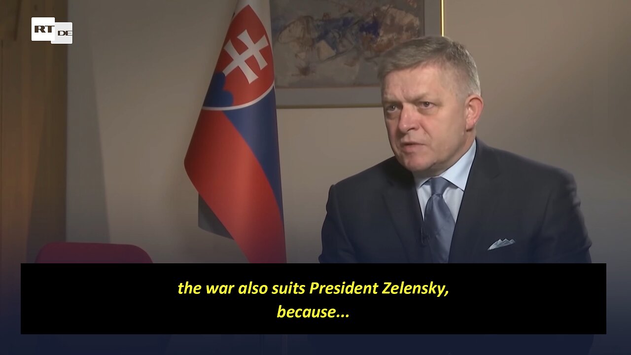 Slovakia´s PM Fico: The West & Zelensky pushing for continuation of the war in Ukraine