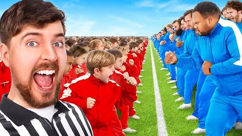 100 kids vs 100 adults!! For $500,000