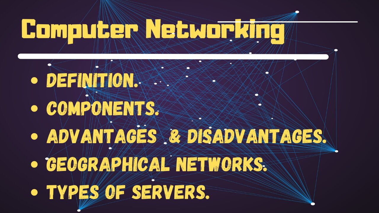 Computer Networking Lecture 1