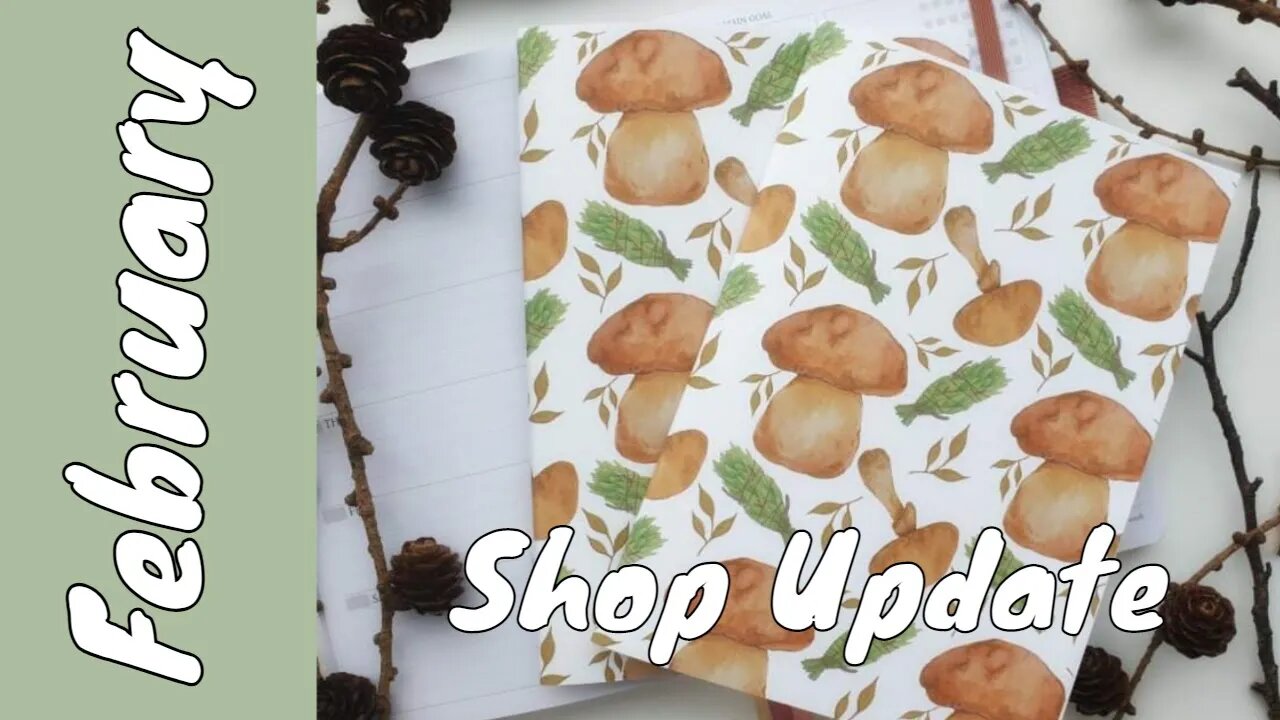 Studio Vlog - Shop Update Mushroom and Sage Collection