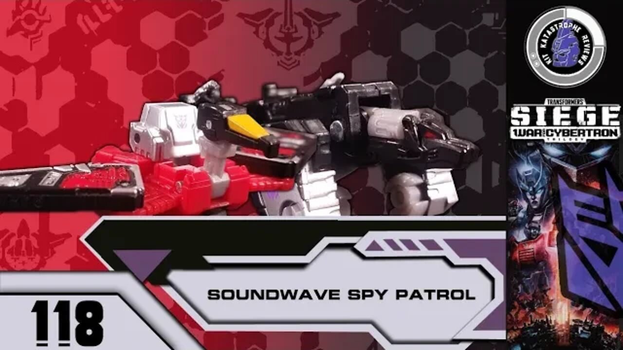 Transformers: Siege SOUNDWAVE SPY PATROL [Micromaster, 2019] | Kit Reviews #118