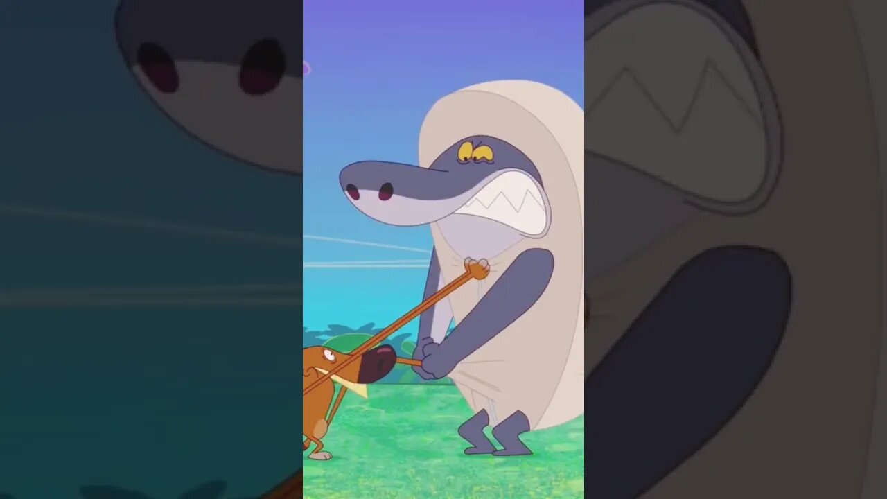 Zig Ne Sharko Ko Mara #shorts #short #zigandsharko #marina #cartoon #KKDUCARTOON