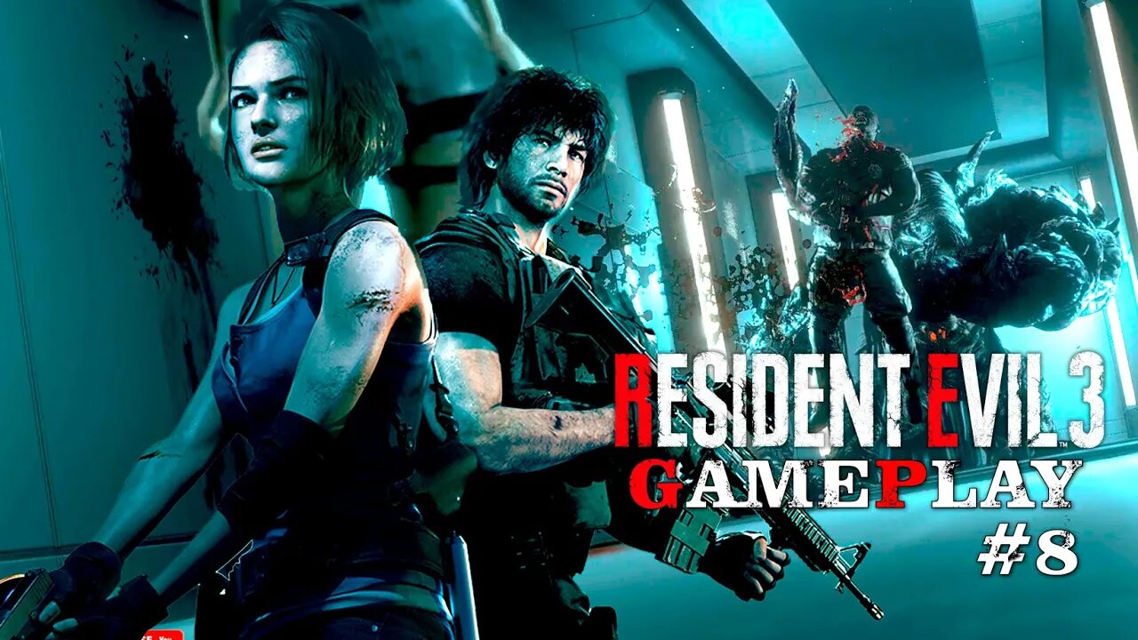 Resident Evil 3 - Tentando Criar a cura para o T-Virus! Perdemos um companheiro!#ResidentEvil3 #Jill