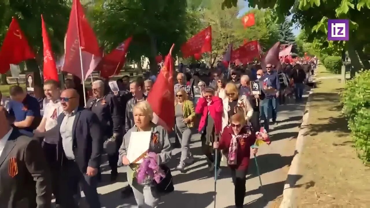 Liberated Kherson 9 May, 2022 Immortal Regiment