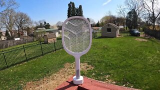 5 Star bug zapper review: 2 in 1 Bug Zapper, 3500 Volt Bug Zapper Racket Rechargeable