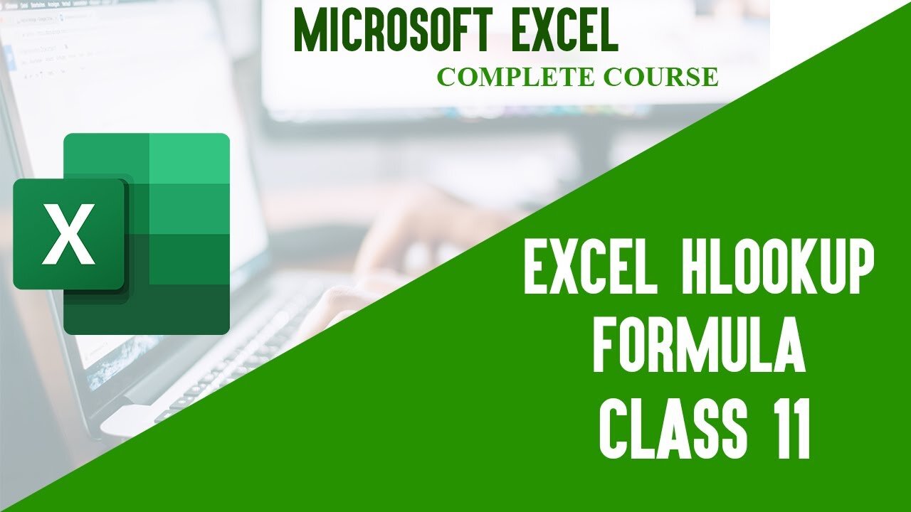 Microsoft Excel Hindi Urdu tutorials How to us H lookup formula in excel - class 11| Technical Buddy