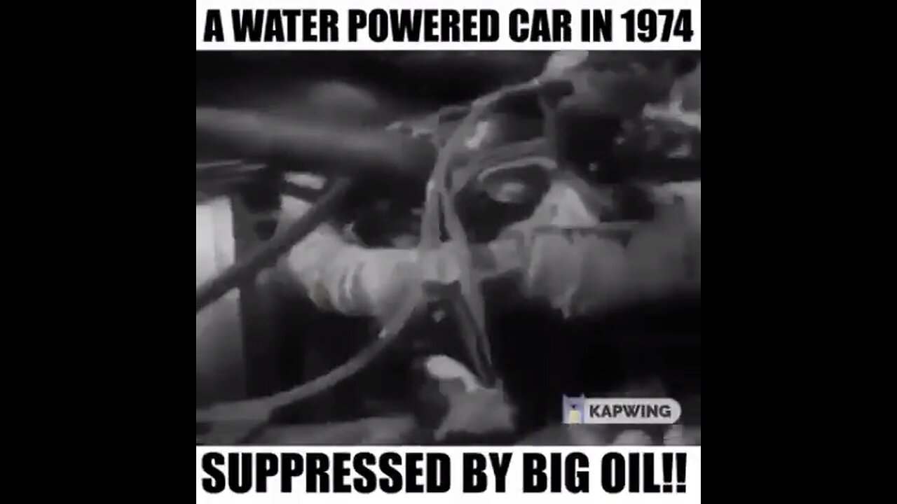 1974 water powered car. The truth of hydrogen power.