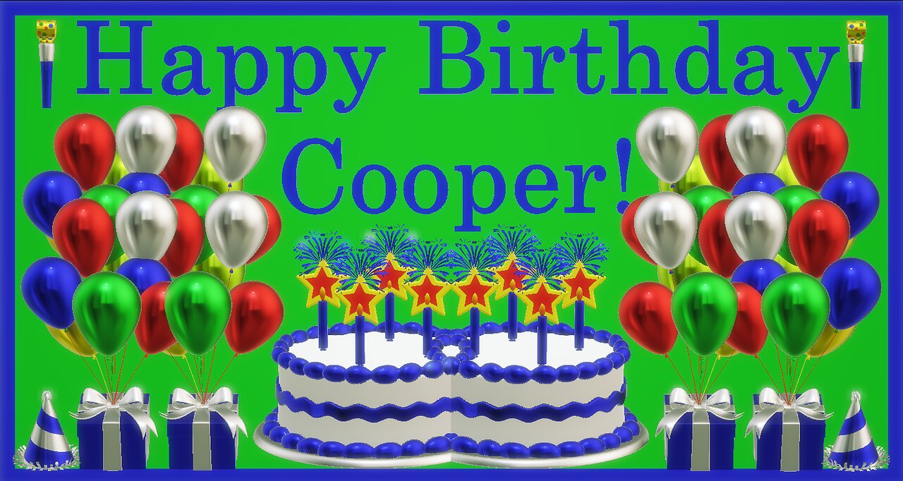 Happy Birthday 3D - Happy Birthday Cooper - Happy Birthday To You - Happy Birthday Song