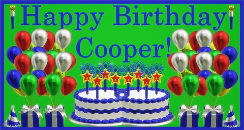 Happy Birthday 3D - Happy Birthday Cooper - Happy Birthday To You - Happy Birthday Song