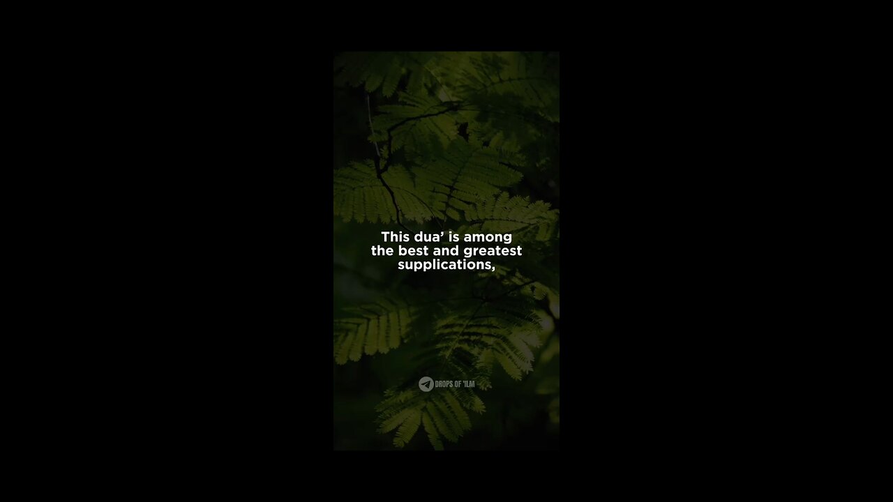 The is among the greatest supplications
