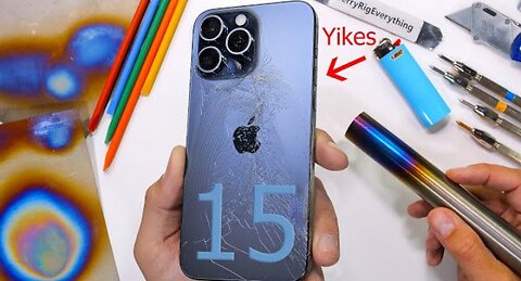 Be gentle with Apples new Titanium iPhone 15 promax ... Yikes 15!