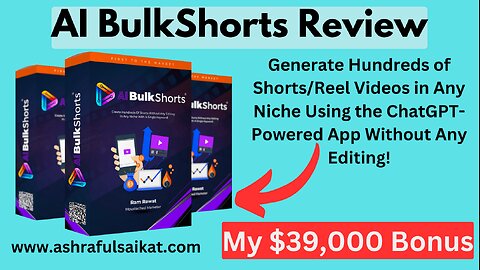 AI BulkShorts Review-Shorts And Reels Video Creator Tools (AI BulkShorts App By Ram Rawat)