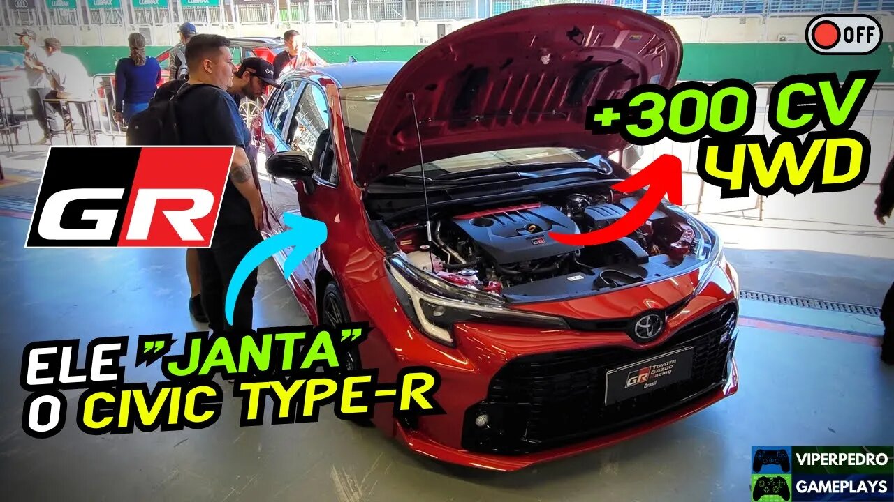 COROLLA GR RACING: o HATCH ESPORTIVO da TOYOTA com MAIS DE 300 CV! | FESTIVAL INTERLAGOS 2023