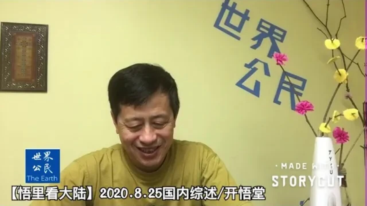 【悟里看大陆】2020 8 25国内综述/开悟堂