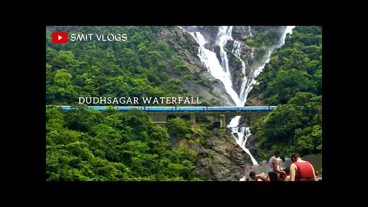 Last day in Goa | Dudhsagar waterfall🤽 | Goa #smitvlogs #dudhsagar #6