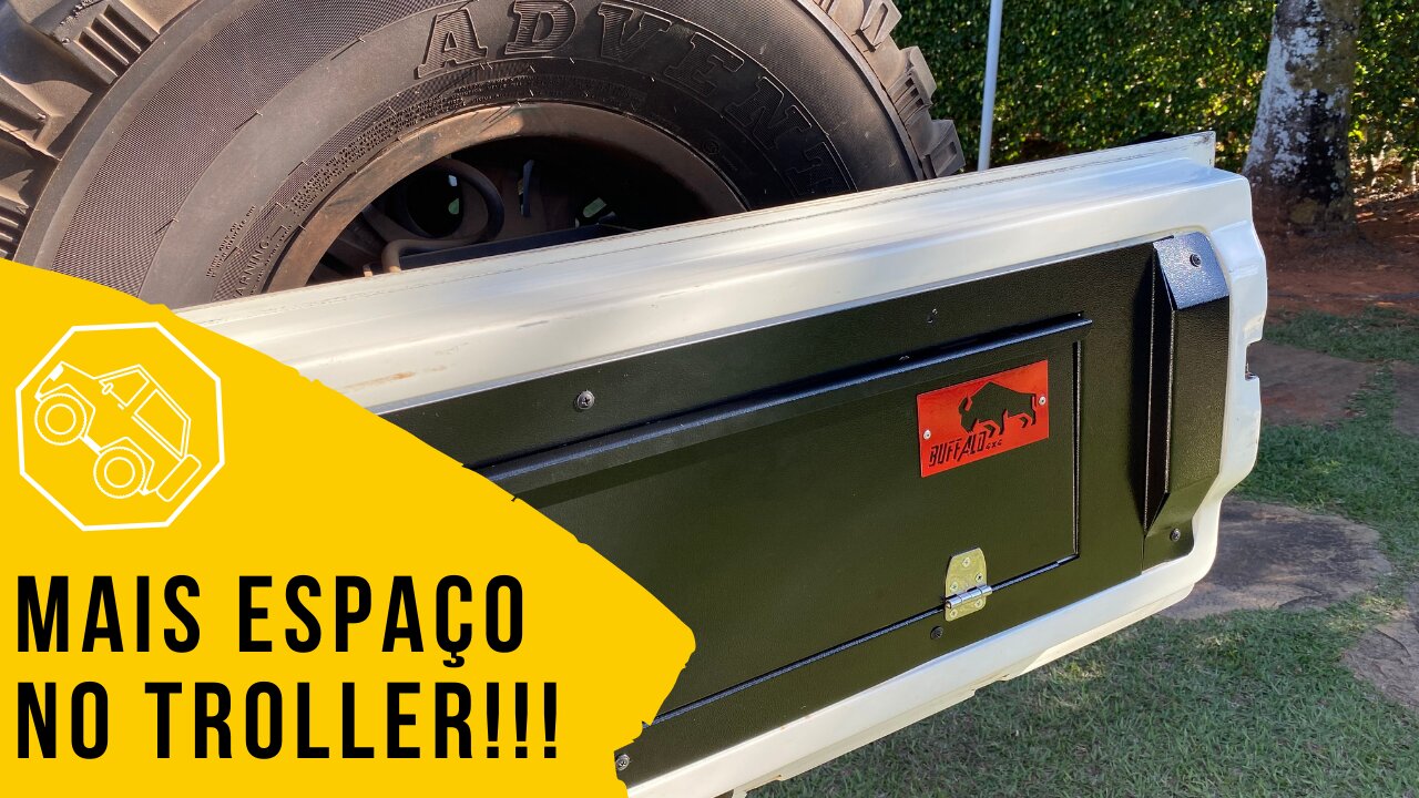 Mais espaço no Troller? Instalando novo acabamento na tampa traseira