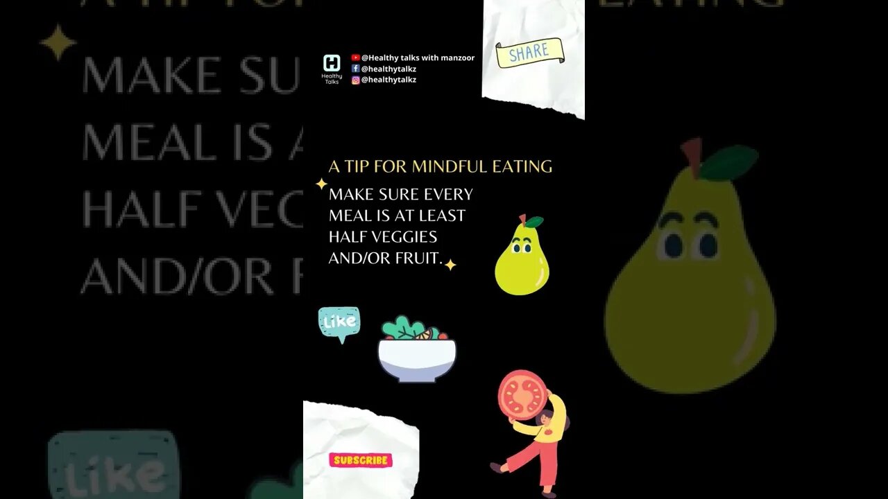 A Tip For Mindful Eating #shorts #shortsvideo #viral #video