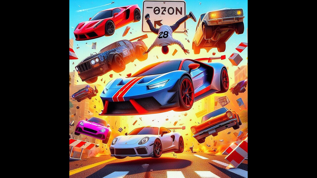 CHOQUES IMPOSIBLES en el AIRE con SUPER AUTOS! 🚨 Carrera Épica en GTA 5 Online y Roblox #10 🔥