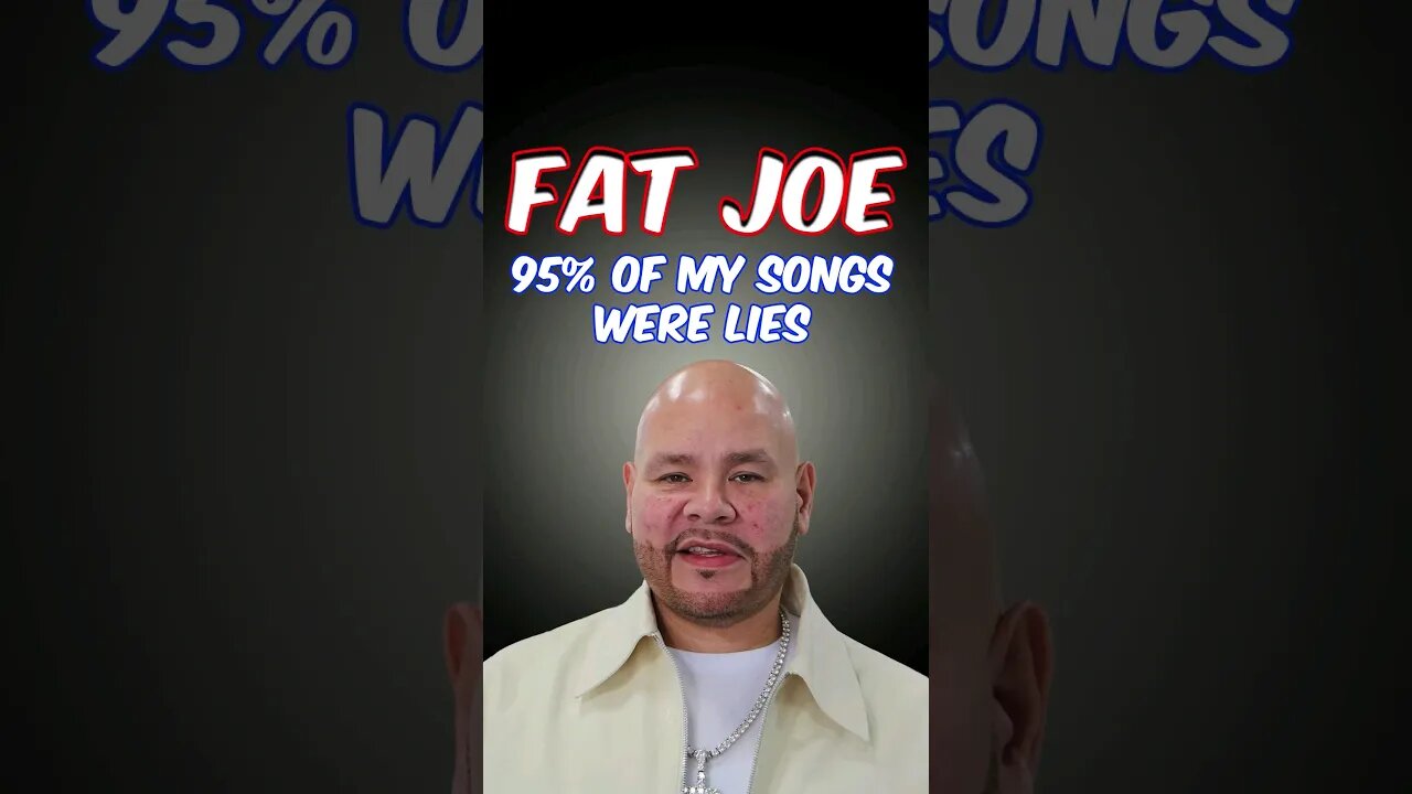 Fat Joe Defends Young Thug Admits Lying in 95% of Songs #shorts #hiphop #hiphopnews