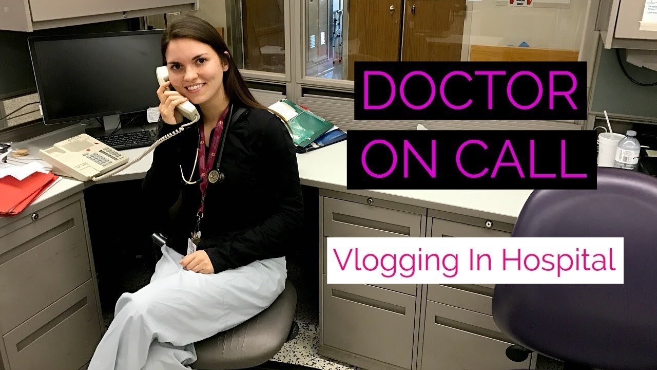 Doctor On Call Vlogging in Hospital (medical resident vlog)