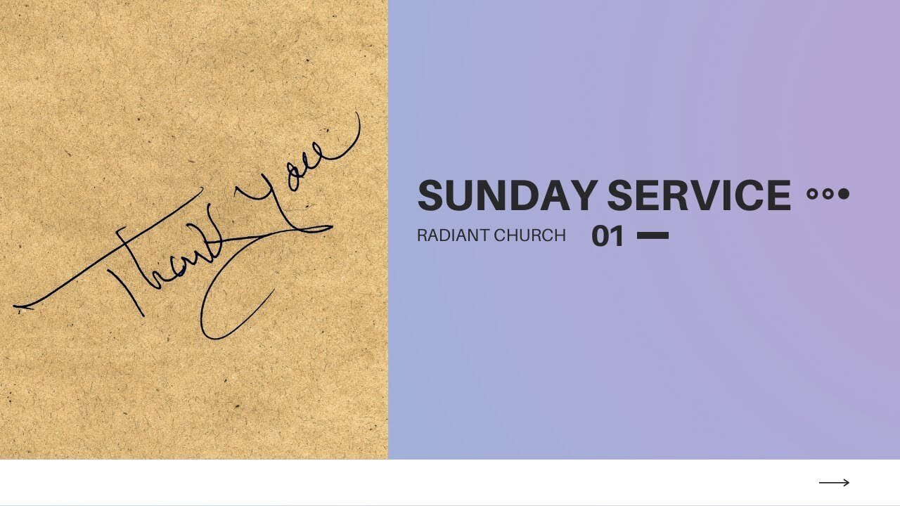 Thank You | Radiant Church