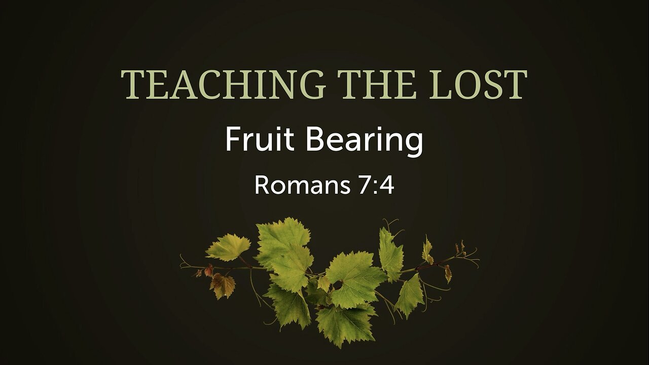 Teaching The Lost