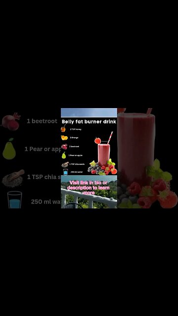 Belly Fat Burner Drink: Torch Unwanted Fat Away | Ultimate drink that burn belly fat #Shorts