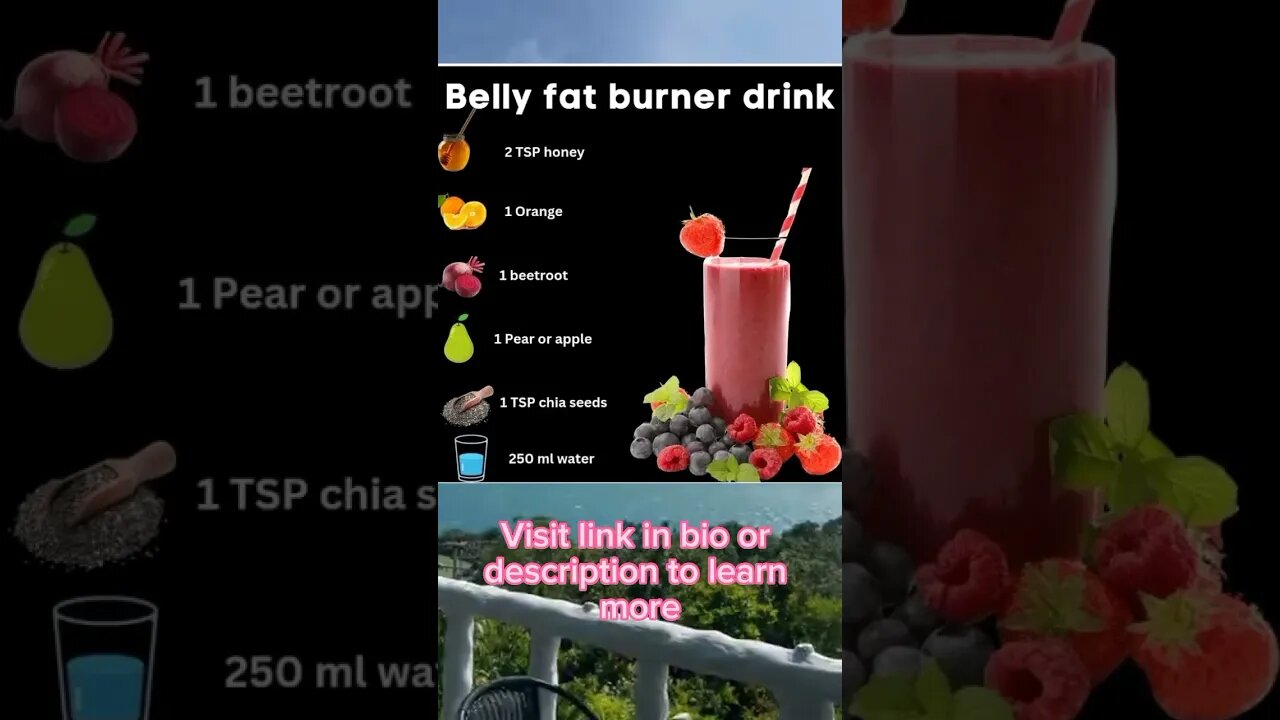 Belly Fat Burner Drink: Torch Unwanted Fat Away | Ultimate drink that burn belly fat #Shorts