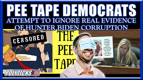 Pee Tape Democrats Defend Hunter Biden Sexcapades