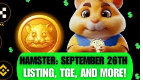 Hamster Kombat Airdrop Launch! Get Ready for September 26!