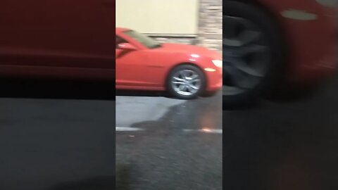 Narcissistic Gang Stalking 🤡 showing off in red Camaro