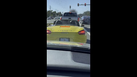 Yellow Porsche Anyone? #4K #DolbyVisionHDR #FYP #Porsche #SportsCar #SWFL #mywalksinparadise