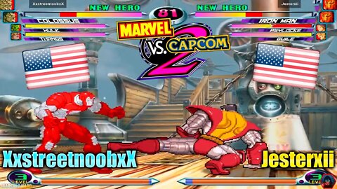 Marvel Vs. Capcom 2 New Age of Heroes (XxstreetnoobxX Vs. Jesterxii) [U.S.A. Vs. U.S.A.]
