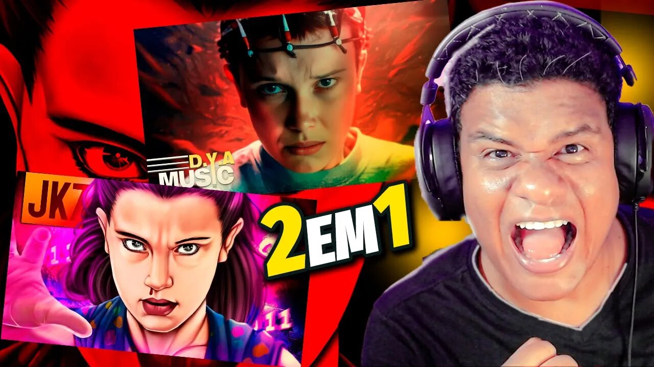 2 EM 1 | ELEVEN - (Stranger Things )| D.Y.A & JKZ | React Anime Pro