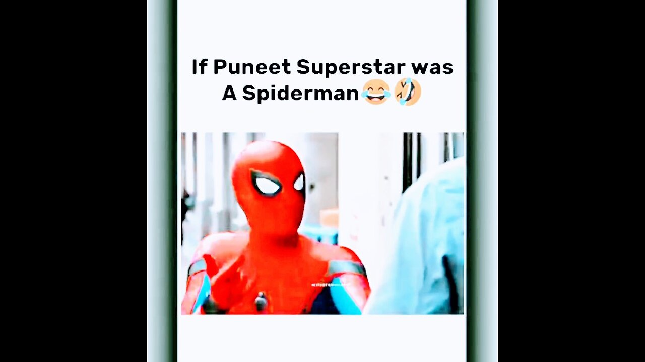 Puneet superstar x spiderman😂🤣This is so funny