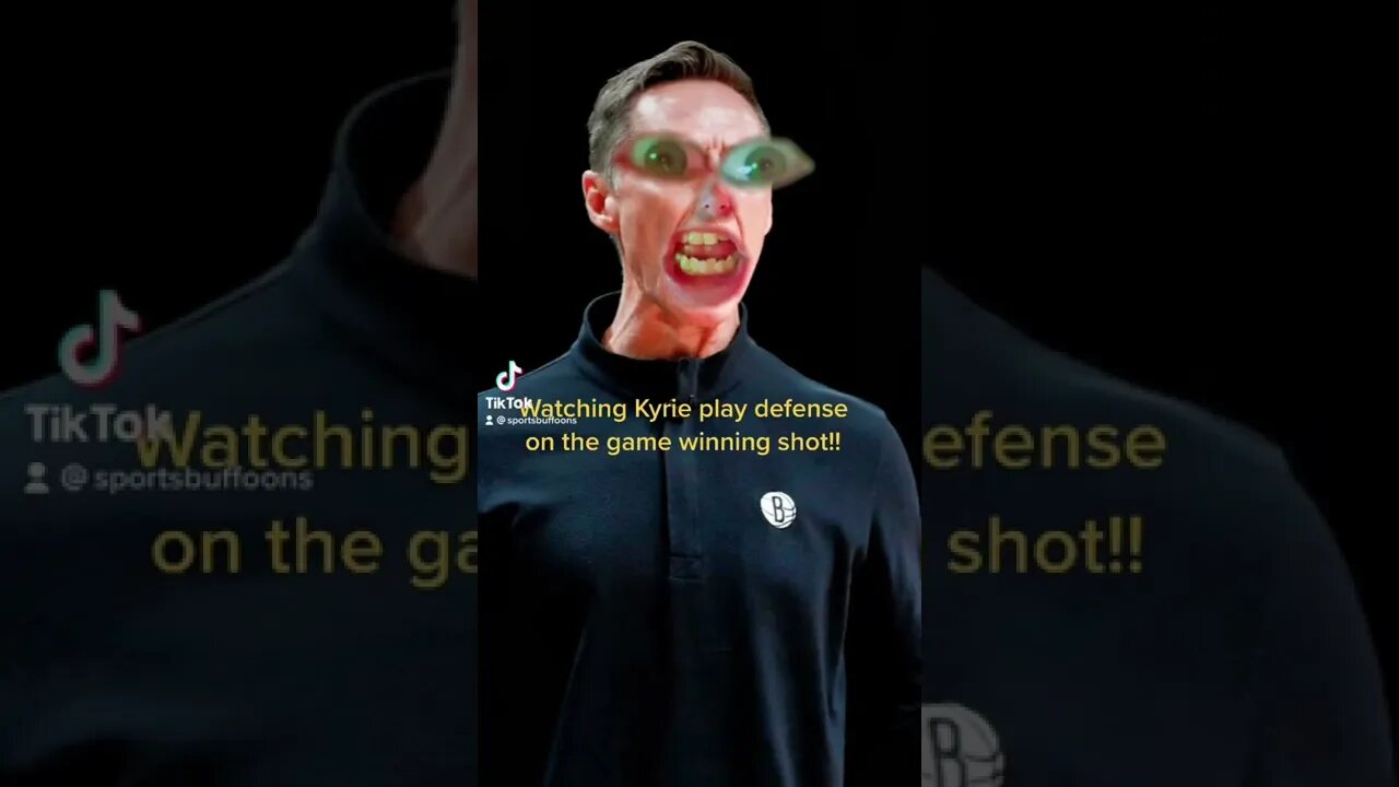 Brooklyn Nets and Kyrie Irving playing defense…