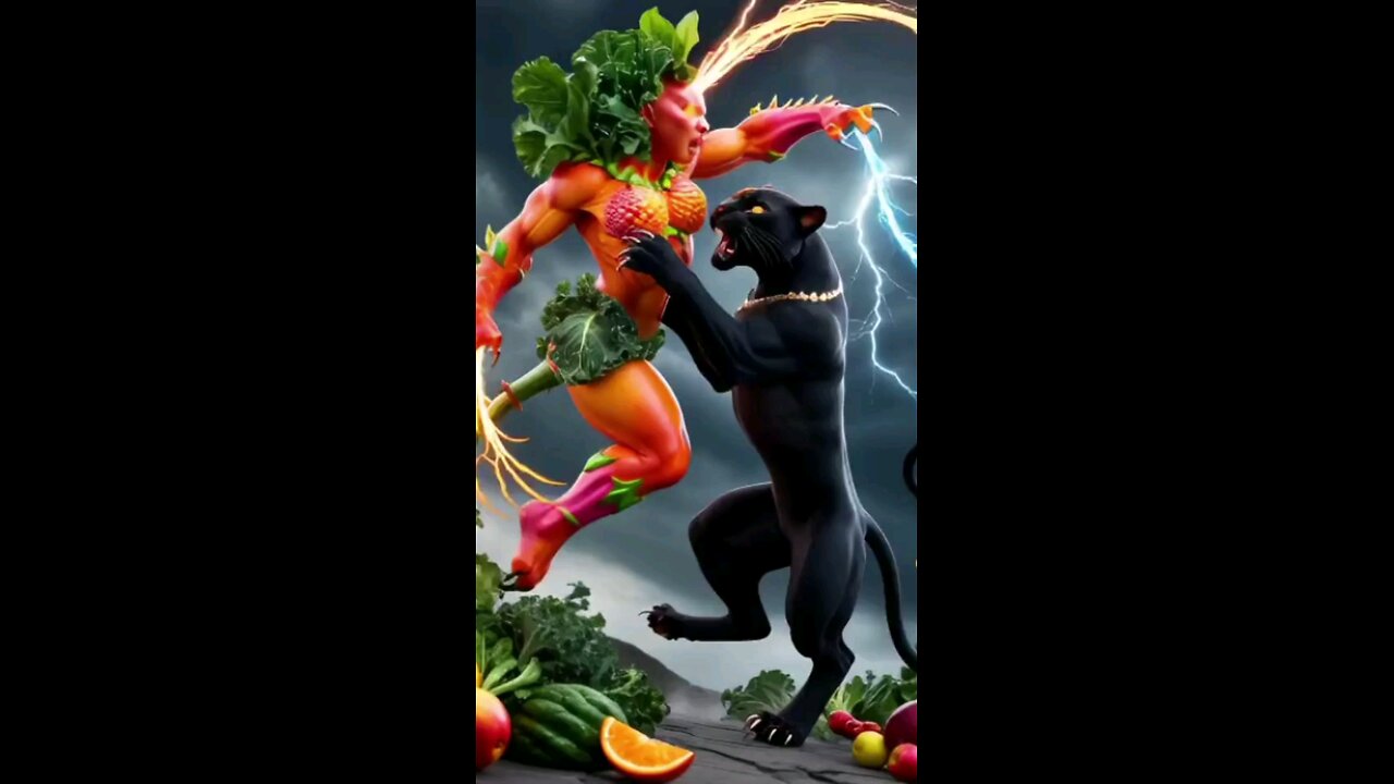 "Fruit Penther" vs "Real Penther" 😱😱👌 #viral #shorts #fyp #youtubeshorts