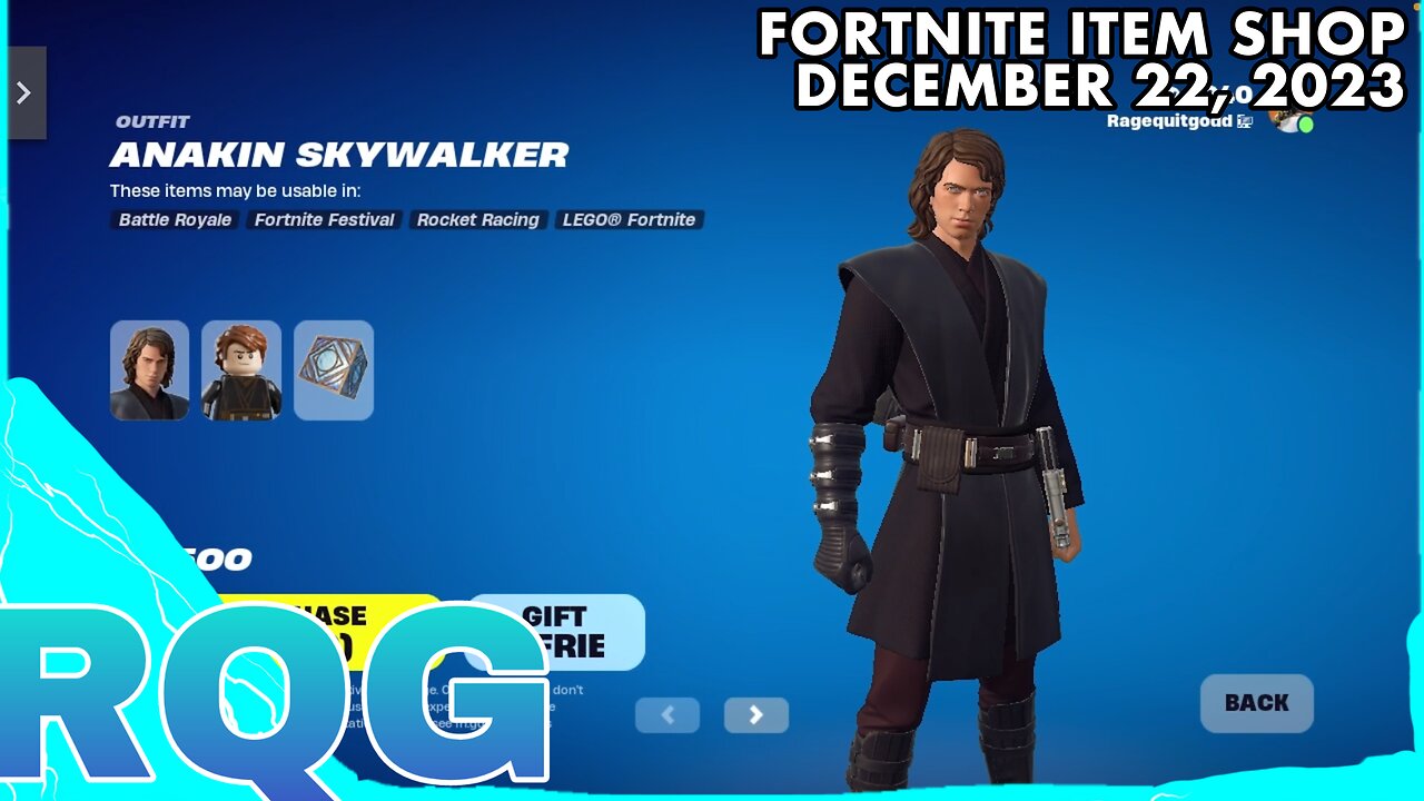 STAR WARS IS BACK⦠AGAINš FORTNITE ITEM SHOP (December 22, 2023)