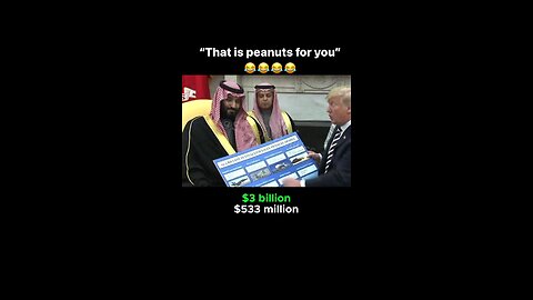 Donald Trump as Arms dealer for Saudi Arabia