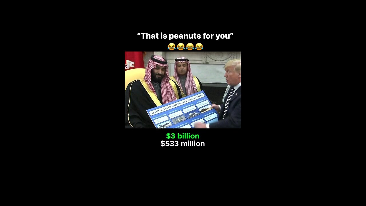 Donald Trump as Arms dealer for Saudi Arabia