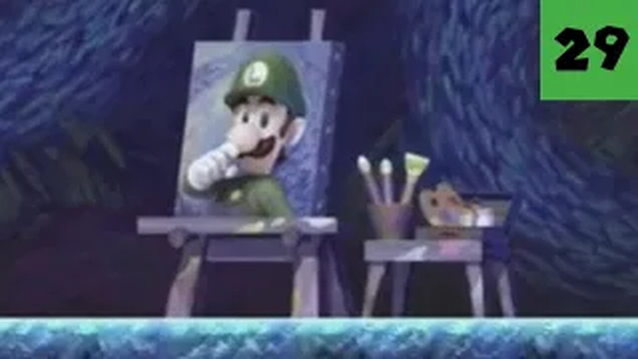 Let’s Play New Super Mario Bros U deluxe - Episode 29 - Paint Luigi