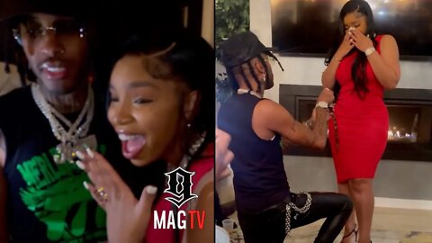 Coca Vango Proposes To Longtime "GF" LightSkinKeisha! 💍