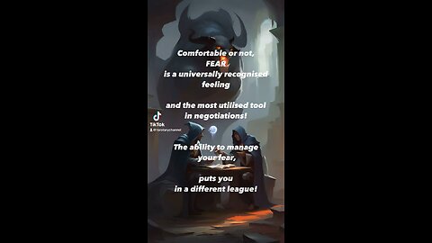 Understand your fears! #negotiation #courage #selfawareness #selfmastery #tarotary #tarotinsights